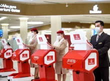 Эмирейтс представляет уникальные мобильные порты регистрации в Терминале 3 аэропорта Дубая