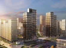 Монтаж фасадов-хамелеонов начался во второй очереди жилой застройки района ÁLIA